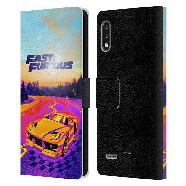 Fast & Furious Franchise Fast Fashion Colourful Car Leather Book Wallet Case Cover For LG K22