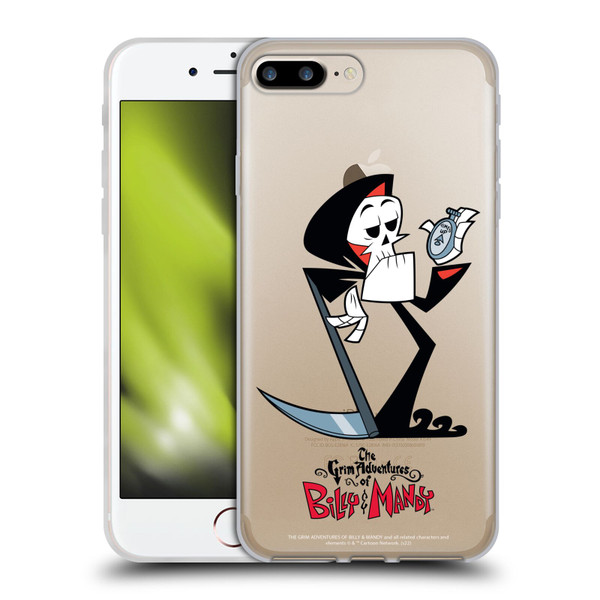 The Grim Adventures of Billy & Mandy Graphics Grim Soft Gel Case for Apple iPhone 7 Plus / iPhone 8 Plus