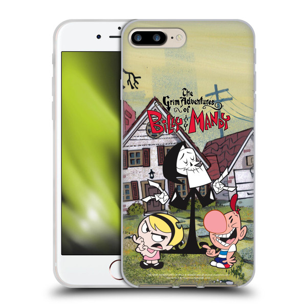 The Grim Adventures of Billy & Mandy Graphics Poster Soft Gel Case for Apple iPhone 7 Plus / iPhone 8 Plus