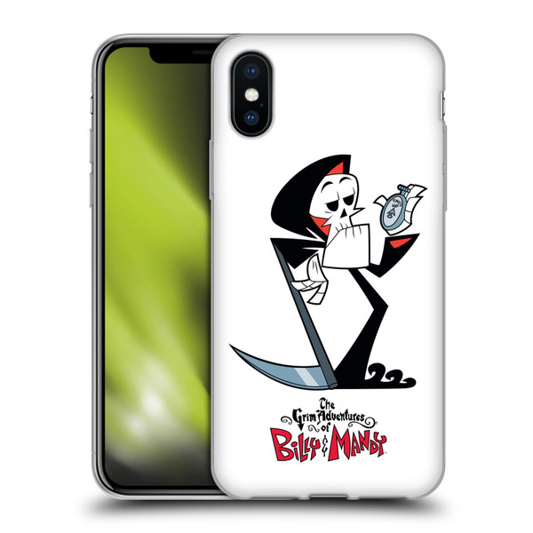 The Grim Adventures of Billy & Mandy Graphics Grim Soft Gel Case for Apple iPhone X / iPhone XS