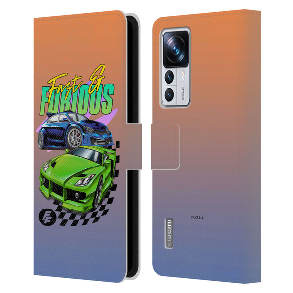 Fast & Furious Franchise Fast Fashion Cars Leather Book Wallet Case Cover For Xiaomi 12T Pro