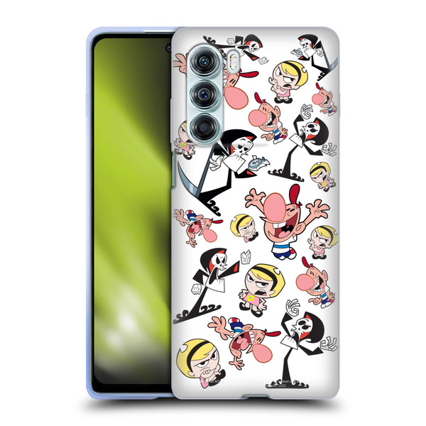 The Grim Adventures of Billy & Mandy Graphics Icons Soft Gel Case for Motorola Edge S30 / Moto G200 5G