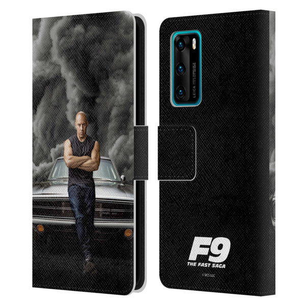 Fast & Furious Franchise Key Art F9 The Fast Saga Dom Leather Book Wallet Case Cover For Huawei P40 5G