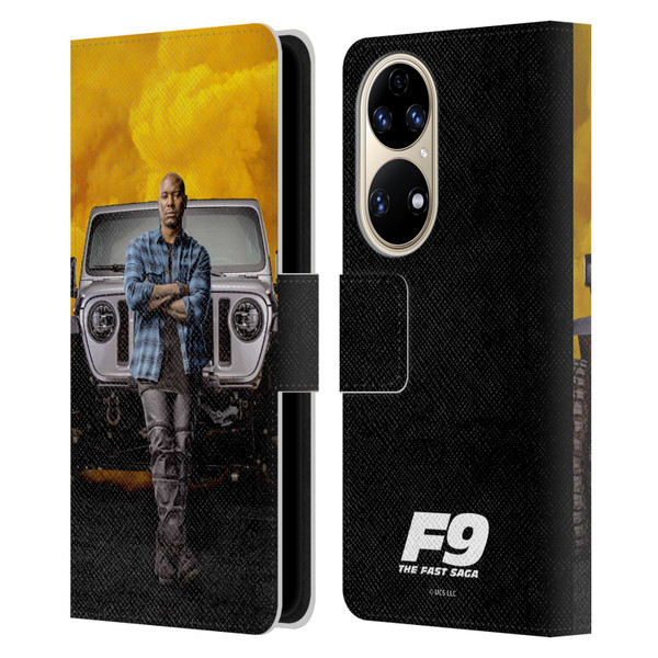 Fast & Furious Franchise Key Art F9 The Fast Saga Roman Leather Book Wallet Case Cover For Huawei P50