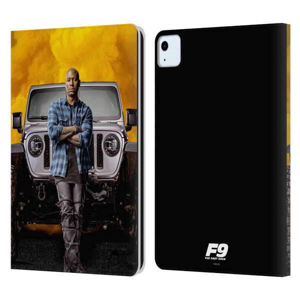 Fast & Furious Franchise Key Art F9 The Fast Saga Roman Leather Book Wallet Case Cover For Apple iPad Air 2020 / 2022