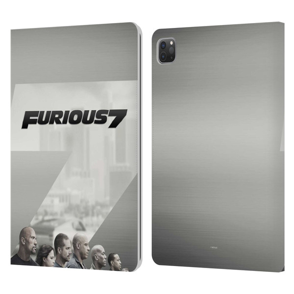 Fast & Furious Franchise Key Art Furious 7 Leather Book Wallet Case Cover For Apple iPad Pro 11 2020 / 2021 / 2022
