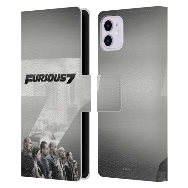Fast & Furious Franchise Key Art Furious 7 Leather Book Wallet Case Cover For Apple iPhone 11