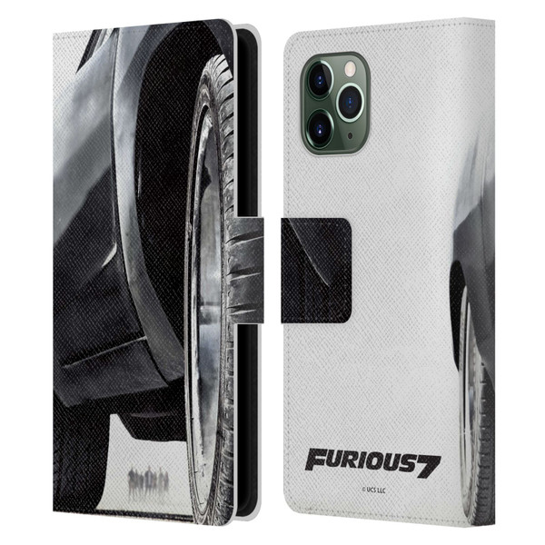 Fast & Furious Franchise Key Art Furious Tire Leather Book Wallet Case Cover For Apple iPhone 11 Pro