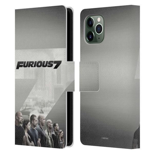 Fast & Furious Franchise Key Art Furious 7 Leather Book Wallet Case Cover For Apple iPhone 11 Pro