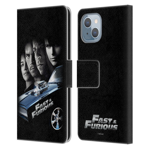 Fast & Furious Franchise Key Art 2009 Movie Leather Book Wallet Case Cover For Apple iPhone 14
