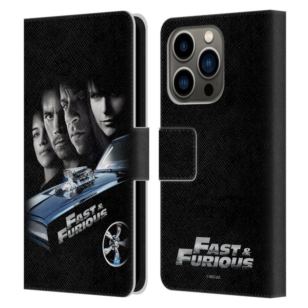 Fast & Furious Franchise Key Art 2009 Movie Leather Book Wallet Case Cover For Apple iPhone 14 Pro