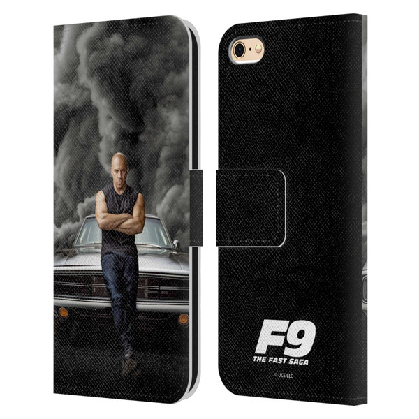 Fast & Furious Franchise Key Art F9 The Fast Saga Dom Leather Book Wallet Case Cover For Apple iPhone 6 / iPhone 6s