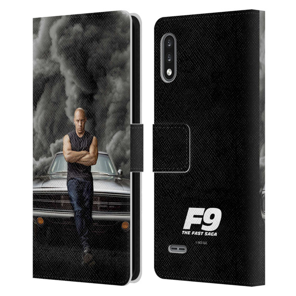 Fast & Furious Franchise Key Art F9 The Fast Saga Dom Leather Book Wallet Case Cover For LG K22