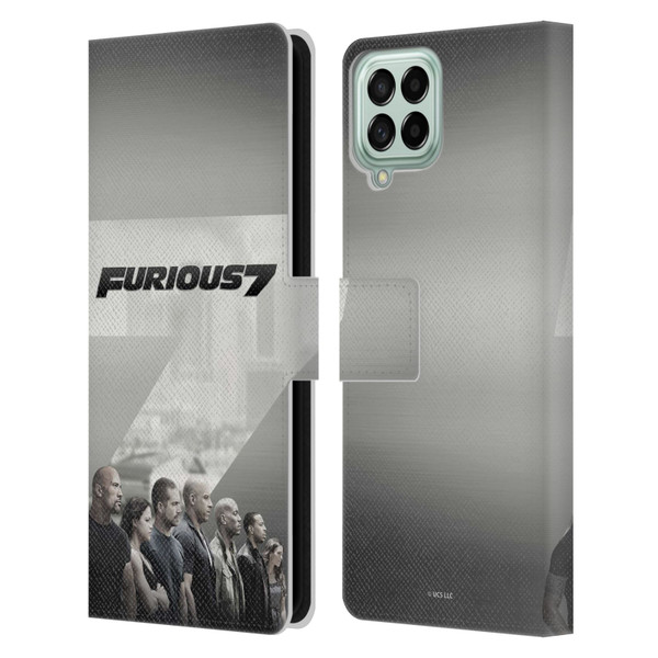 Fast & Furious Franchise Key Art Furious 7 Leather Book Wallet Case Cover For Samsung Galaxy M33 (2022)