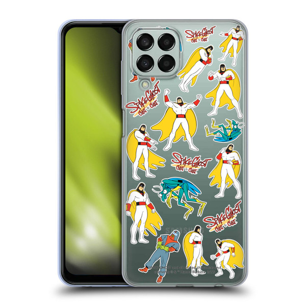 Space Ghost Coast to Coast Graphics Icons Soft Gel Case for Samsung Galaxy M33 (2022)