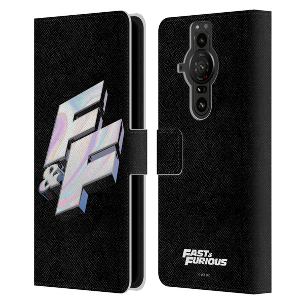 Fast & Furious Franchise Logo Art F&F 3D Leather Book Wallet Case Cover For Sony Xperia Pro-I