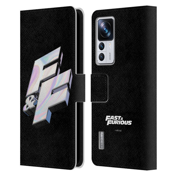 Fast & Furious Franchise Logo Art F&F 3D Leather Book Wallet Case Cover For Xiaomi 12T Pro