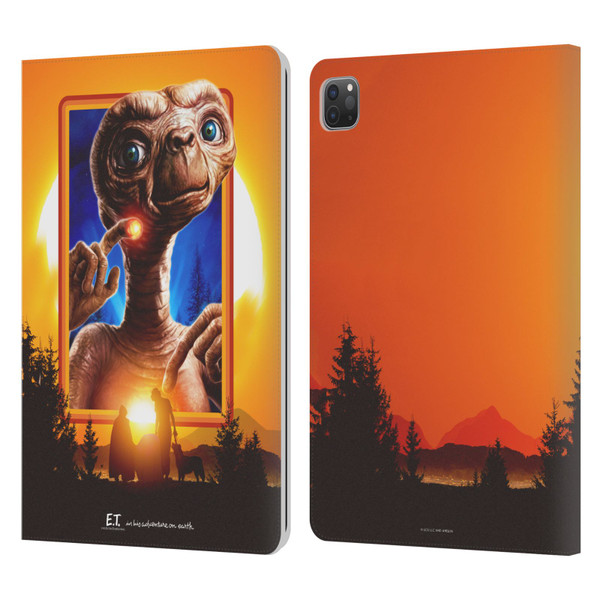 E.T. Graphics Sunset Leather Book Wallet Case Cover For Apple iPad Pro 11 2020 / 2021 / 2022