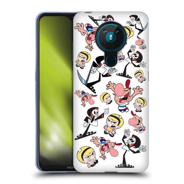 The Grim Adventures of Billy & Mandy Graphics Icons Soft Gel Case for Nokia 5.3
