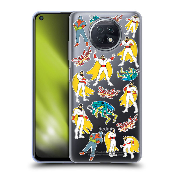 Space Ghost Coast to Coast Graphics Icons Soft Gel Case for Xiaomi Redmi Note 9T 5G