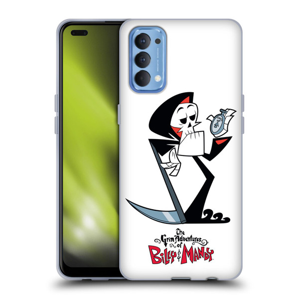 The Grim Adventures of Billy & Mandy Graphics Grim Soft Gel Case for OPPO Reno 4 5G