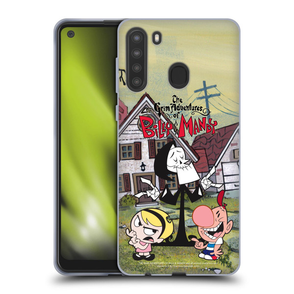 The Grim Adventures of Billy & Mandy Graphics Poster Soft Gel Case for Samsung Galaxy A21 (2020)