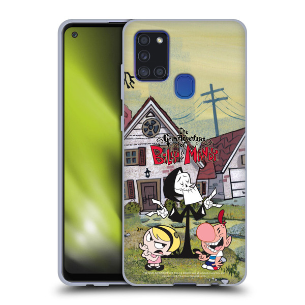 The Grim Adventures of Billy & Mandy Graphics Poster Soft Gel Case for Samsung Galaxy A21s (2020)