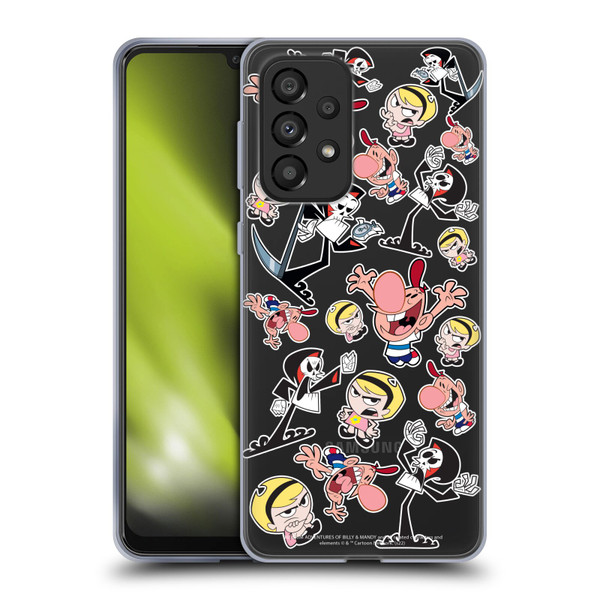 The Grim Adventures of Billy & Mandy Graphics Icons Soft Gel Case for Samsung Galaxy A33 5G (2022)