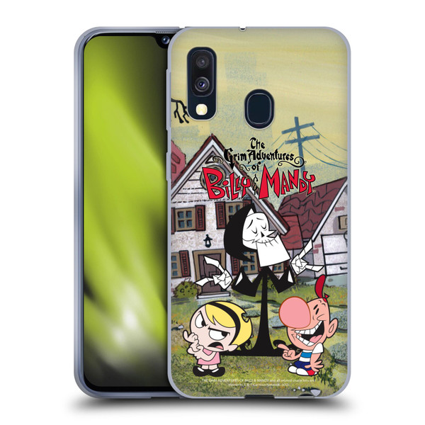 The Grim Adventures of Billy & Mandy Graphics Poster Soft Gel Case for Samsung Galaxy A40 (2019)