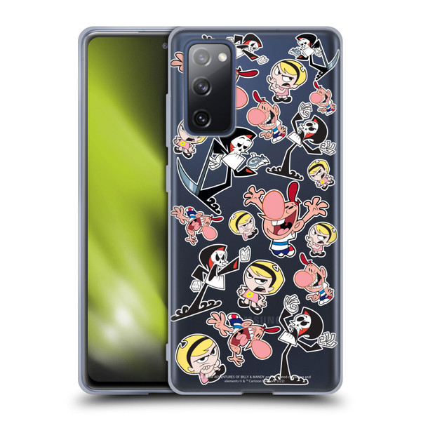 The Grim Adventures of Billy & Mandy Graphics Icons Soft Gel Case for Samsung Galaxy S20 FE / 5G