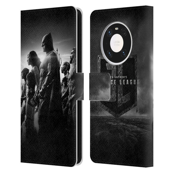 Zack Snyder's Justice League Snyder Cut Character Art Group Leather Book Wallet Case Cover For Huawei Mate 40 Pro 5G