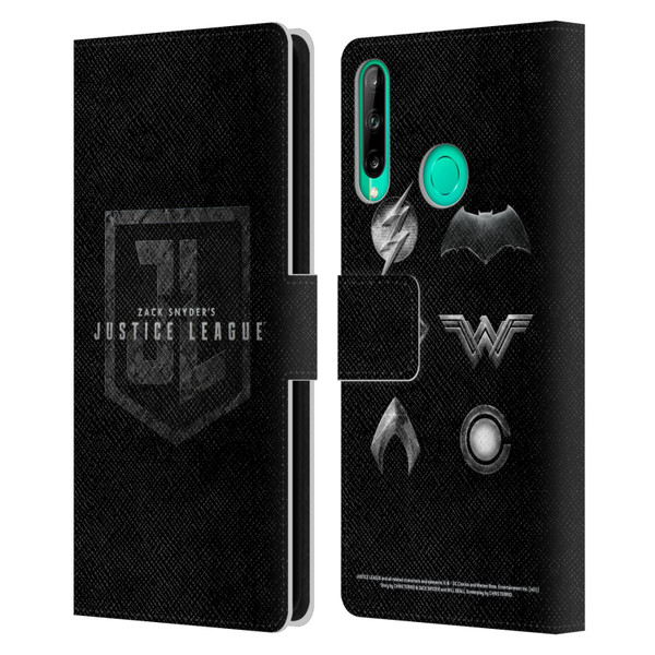 Zack Snyder's Justice League Snyder Cut Character Art Logo Leather Book Wallet Case Cover For Huawei P40 lite E