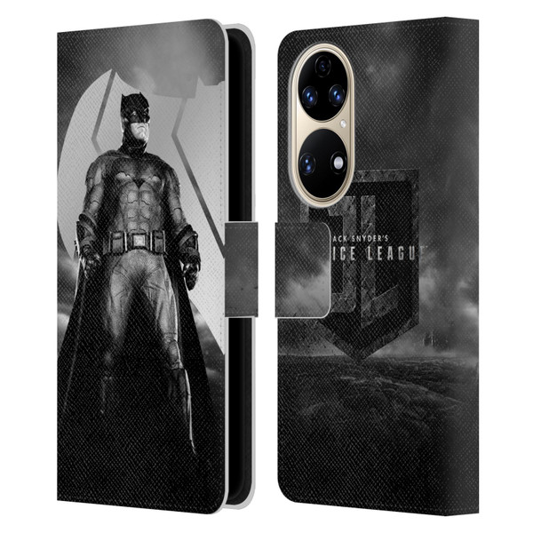 Zack Snyder's Justice League Snyder Cut Character Art Batman Leather Book Wallet Case Cover For Huawei P50