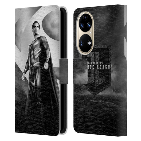 Zack Snyder's Justice League Snyder Cut Character Art Superman Leather Book Wallet Case Cover For Huawei P50