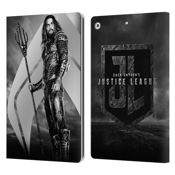 Zack Snyder's Justice League Snyder Cut Character Art Aquaman Leather Book Wallet Case Cover For Apple iPad 10.2 2019/2020/2021