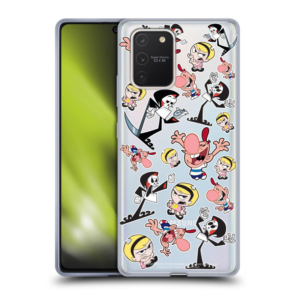 The Grim Adventures of Billy & Mandy Graphics Icons Soft Gel Case for Samsung Galaxy S10 Lite