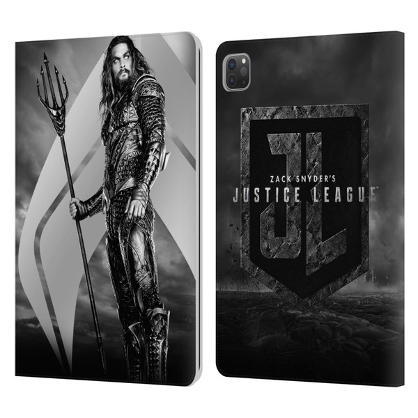 Zack Snyder's Justice League Snyder Cut Character Art Aquaman Leather Book Wallet Case Cover For Apple iPad Pro 11 2020 / 2021 / 2022