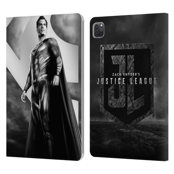 Zack Snyder's Justice League Snyder Cut Character Art Superman Leather Book Wallet Case Cover For Apple iPad Pro 11 2020 / 2021 / 2022