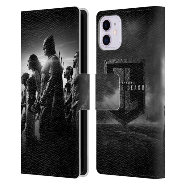 Zack Snyder's Justice League Snyder Cut Character Art Group Leather Book Wallet Case Cover For Apple iPhone 11