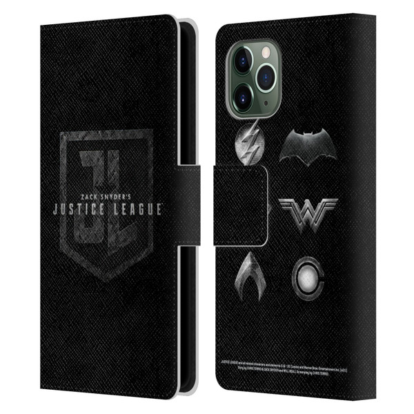 Zack Snyder's Justice League Snyder Cut Character Art Logo Leather Book Wallet Case Cover For Apple iPhone 11 Pro