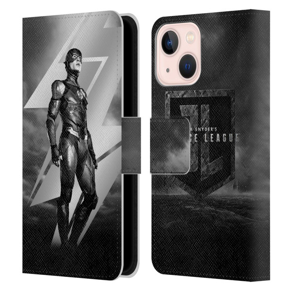 Zack Snyder's Justice League Snyder Cut Character Art Flash Leather Book Wallet Case Cover For Apple iPhone 13 Mini