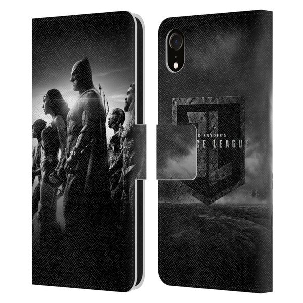 Zack Snyder's Justice League Snyder Cut Character Art Group Leather Book Wallet Case Cover For Apple iPhone XR