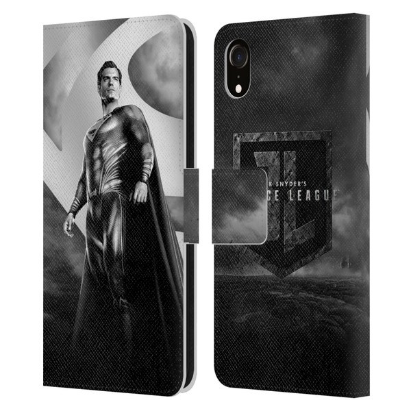 Zack Snyder's Justice League Snyder Cut Character Art Superman Leather Book Wallet Case Cover For Apple iPhone XR