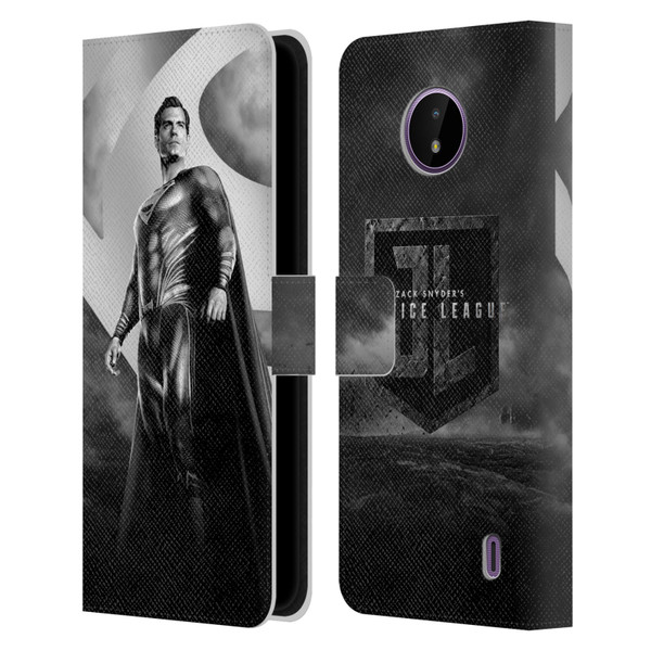 Zack Snyder's Justice League Snyder Cut Character Art Superman Leather Book Wallet Case Cover For Nokia C10 / C20