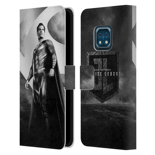 Zack Snyder's Justice League Snyder Cut Character Art Superman Leather Book Wallet Case Cover For Nokia XR20