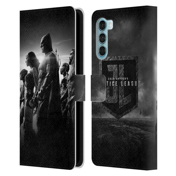 Zack Snyder's Justice League Snyder Cut Character Art Group Leather Book Wallet Case Cover For Motorola Edge S30 / Moto G200 5G