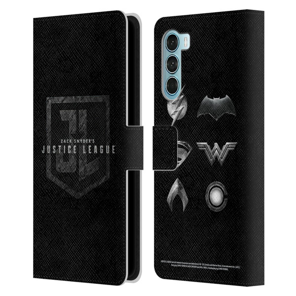 Zack Snyder's Justice League Snyder Cut Character Art Logo Leather Book Wallet Case Cover For Motorola Edge S30 / Moto G200 5G