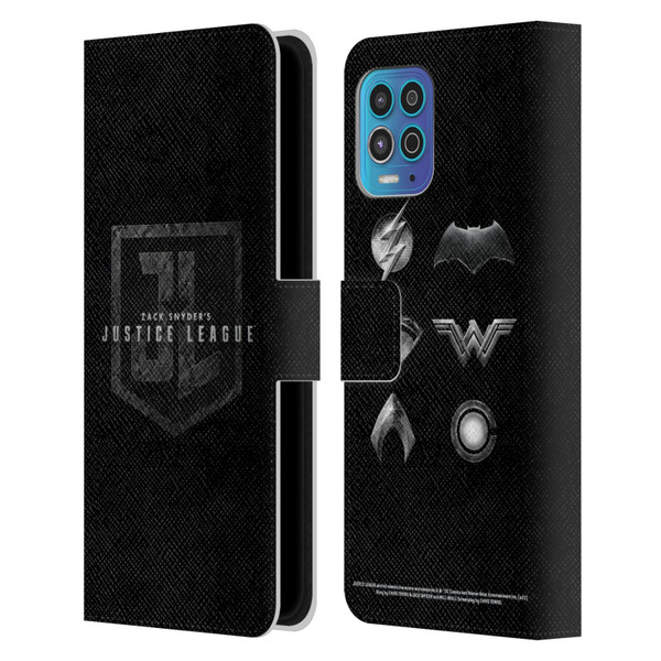 Zack Snyder's Justice League Snyder Cut Character Art Logo Leather Book Wallet Case Cover For Motorola Moto G100