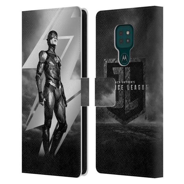 Zack Snyder's Justice League Snyder Cut Character Art Flash Leather Book Wallet Case Cover For Motorola Moto G9 Play
