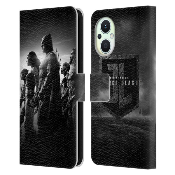 Zack Snyder's Justice League Snyder Cut Character Art Group Leather Book Wallet Case Cover For OPPO Reno8 Lite